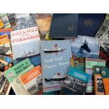 Ian Allen ABC books, Rail, Shipping and Military Ephemera, early to mid 20thC items to include 35+