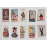 Cigarette cards, a collection of 10 scarce type cards, Hudden's Types of Smokers (1), Pritchard &