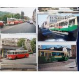 Photographs, Transport, album containing 180+ colour photographs of trams and trolleybuses, plus a