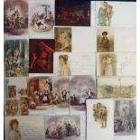 Postcards, Tony Warr Collection, a Tuck published selection of 35 mixed subject cards inc.