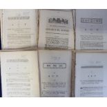 Ephemera, Acts of Parliament, collection of 34 printed Acts of Parliament ranging between 1801 and