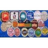 Beer labels, Wenlock, London, C G Hibbert & Co Ltd Southampton, & Burt & Co Ventnor, a mixed