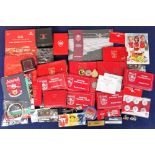 Football, Arsenal FC, a selection of memorabilia inc. Arsenal Season Ticket booklets & membership