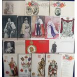 Postcards, Tony Warr Collection, a selection of approx. 72 UK and foreign royalty cards mostly