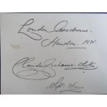 Autograph, Aviation, Claude Graham White (1879-1959), one of the first pilots to qualify to fly in