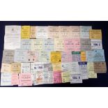 Football tickets, Southampton FC etc, a collection of 44 home & away match tickets, 1960's/70's,