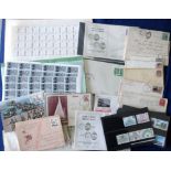 Stamps, a mixed collection containing covers UK and foreign, sets of UK stamps on stockcards and 2