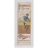 Trade Card, Cadbury's, Sports Series, type card, No1 'Hurdle Racing' 'T' size (few marks gen gd) (