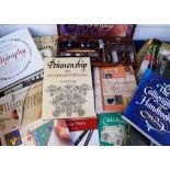 Calligraphy, a large collection of books, writing sets & associated items, mostly modern era but