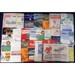 Football programmes, mixed selection of Big Match, Friendly and European programmes etc., 1950s,