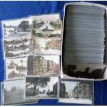 Postcards, Yorkshire, collection of approx. 375 postcards, mostly printed and from a range of