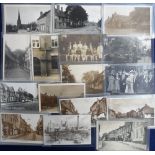 Postcards, Warwickshire, interesting mix of 43 topographical cards, both RPs (32) and printed (