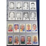 Cigarette cards Hill's, 3 sets, Famous Footballers (coloured Archer, 50 cards), Famous