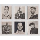 Cigarette cards, Gallaher, Island Sporting Celebrities 'L' size, (set, 48 cards) (2 with sl marks,