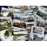 Postcards, a collection of approx. 600 cards, all relating to UK Midland & Northern counties, RP's