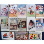 RE-ENTERED LOT - SEE NOTE, Postcards, a mixed subject selection of approx. 70 cards in numerical