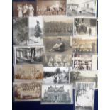 Postcards, Sussex, collection of Social History cards inc. football, cricket, ice-skating, show