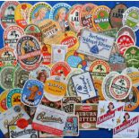 Beer labels, a mixed selection of 61 Foreign beer labels, countries include Germany, Denmark, New