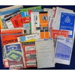 Football programmes, selection of 1960s European, Big Match and friendly programmes etc., inc.