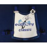 Speedway, Reading Racers, race worn riders jacket with flying wheel logo & 'Euphony Classic' to