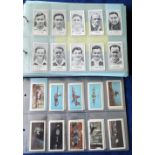 Trade cards, Barratt's/Bassett's, an album of part sets, various series inc. Famous Footballers (New