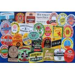 Beer labels, a mixed selection of 29 different labels (2 with contents) various shapes, sizes and