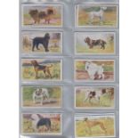 Cigarette cards, Lea, Dogs (set, 50 cards) (3 with some back damage o/w gen gd)