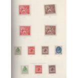 Stamps, pair of green GB Lighthouse hingeless albums in slipcases with stamps to 1970 including