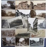 Postcards, a mixed UK topographical selection of 17 cards mainly Southern England with RP's of
