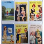 Postcards, Comic, a collection of approx. 189 post WWII seaside comic cards mostly 1970/80