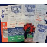Football programmes, non-League / amateur selection, 1947/48 to 1956/57 inc. Dulwich Hamlet v.