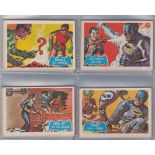 Trade cards, A&BC Gum, Batman (1B - 44B) 'X' size (set, 44 cards) (few with edge knocks and sl