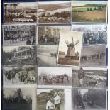 Postcards, Sussex, selection of 17 cards, mostly rural but also inc. Lord Mayor's visit to Hove