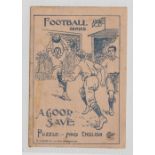 Trade card, Seymour & Co Plumstead, Football Series Puzzle Cards 'A Good Save', approx. 81mm x