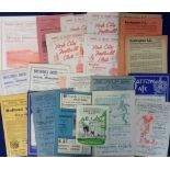 Football programmes, collection of 29, 1950's programmes, all featuring ex-League clubs inc.