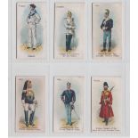 Cigarette cards, Wills, Soldiers & Sailors (grey back), six cards, France, Seaman, Germany Officer
