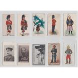 Cigarette cards, a collection of 16 scarce military related type cards, various issuers inc.