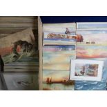 Postcards, Tony Warr Collection, a selection of over 400 mainly artist drawn in box, the majority