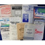 Football programmes, collection of 35+ 1950s programmes, various clubs inc. Bury v. Sheffield Utd