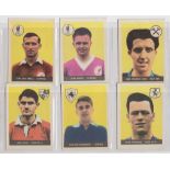 Trade cards, A&BC Gum, Footballers (without 'Planet' 1-46) 'X' size (set, 46 cards) (some with marks