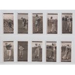 Cigarette cards, Churchman's, Famous Golfers (standard size) (set, 50 cards) inc. Jones (x 2