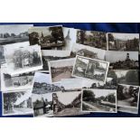 Postcards, Surrey, a collection of approx. 100 cards, RP's and printed, with street scenes, river