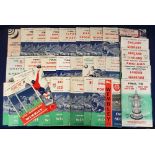 Football programmes, a collection of 35 Cup Final and International match programmes at Wembley,