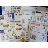 Postal History, selection of 59 GB First Day Covers, 1940s to 1960s, inc. railway (7), Commonwealth,