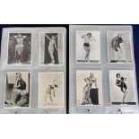 Cigarette cards, Glamour & Beauty, two albums containing a large collection of photographic