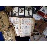 Oriental Photograph Album, Workbooks and Ephemera, small photo album of 50+ images (poss Japanese