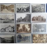Postcards, Westmoreland, collection of 70+ cards showing street scenes, country houses etc.,