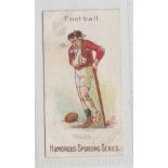 Trade card, Edmondson's, Humorous Sporting Series, type card, 'Football', scarce (slightly