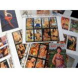 Glamour, a copy of 'Beautiful Britons' Vol 8 No.96, 14 postcards of glamour models, 50+ American