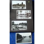 Postcards, a collection of 56 RP's all relating to the River Thames starting at Windsor & Eton and